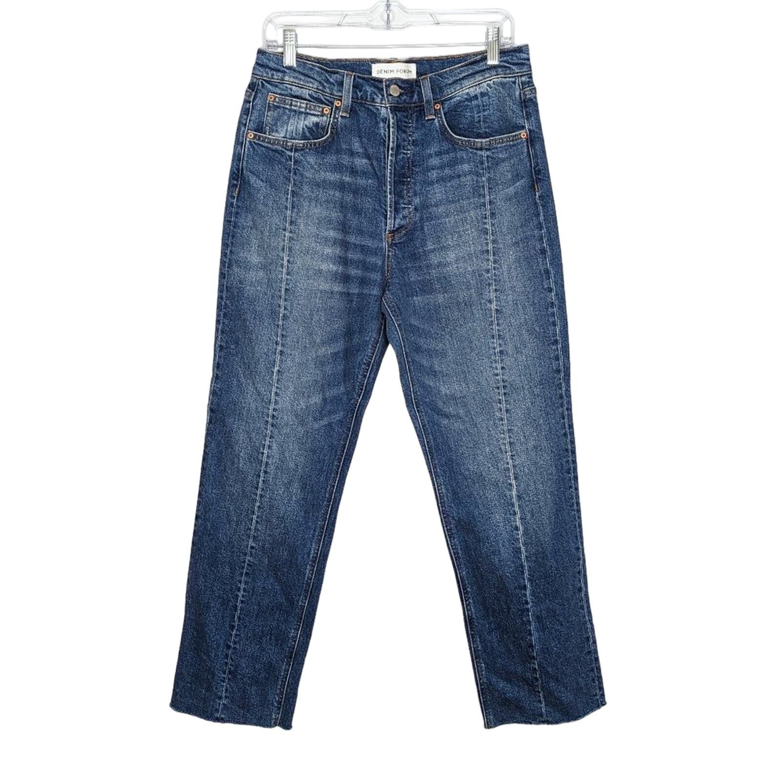 Aritzia Denim Forum Medium Wash The Arlo Hi-Rise Seam Jean Size 30 Size 30" / US 8 / IT 44 - 1 Thumbnail