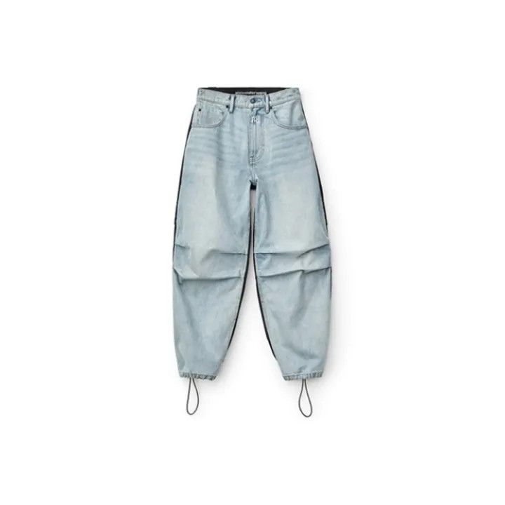 Alexander Wang Alexander Wang Loose Wash Denim Pants for Women 0079 Size 24" / US 00 / IT 34 - 1 Thumbnail