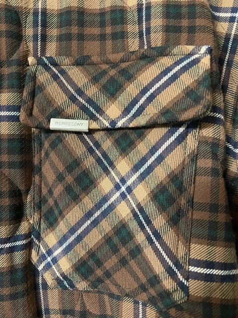Represent Clo. Represent Clo Quilted Overshirt - Brown/Racing Green L Size US L / EU 52-54 / 3 - 3 Thumbnail
