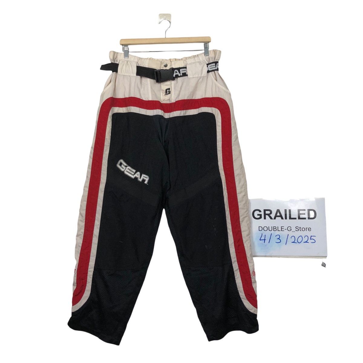 Japanese Brand 📌Vintage Biker Motor Cross Pants Full Factory Gear Big Logo Size US 34 / EU 50 - 1 Thumbnail