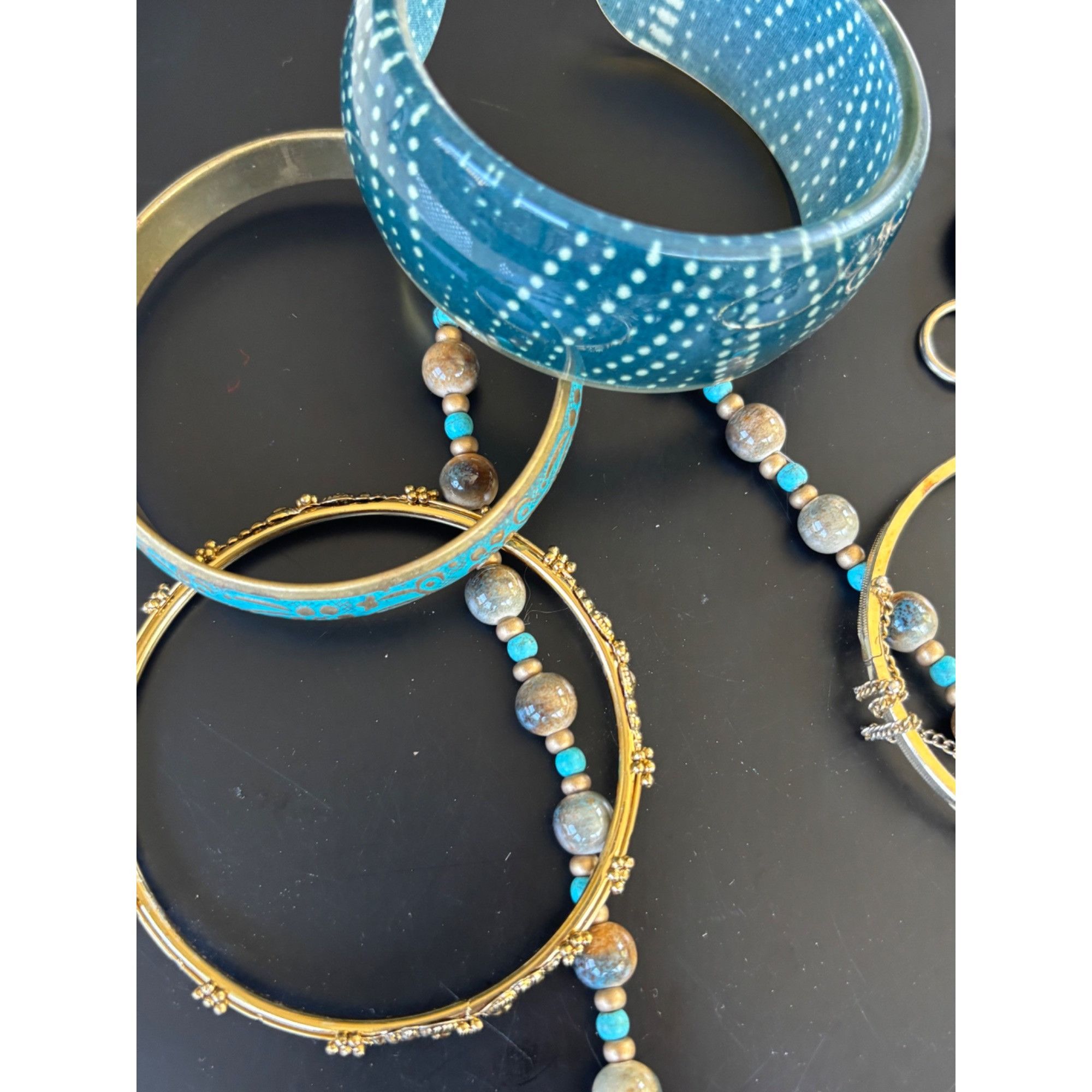 Other Assorted Jewelry Lot Featuring Bangles Bracelets Necklaces & Size ONE SIZE - 3 Thumbnail