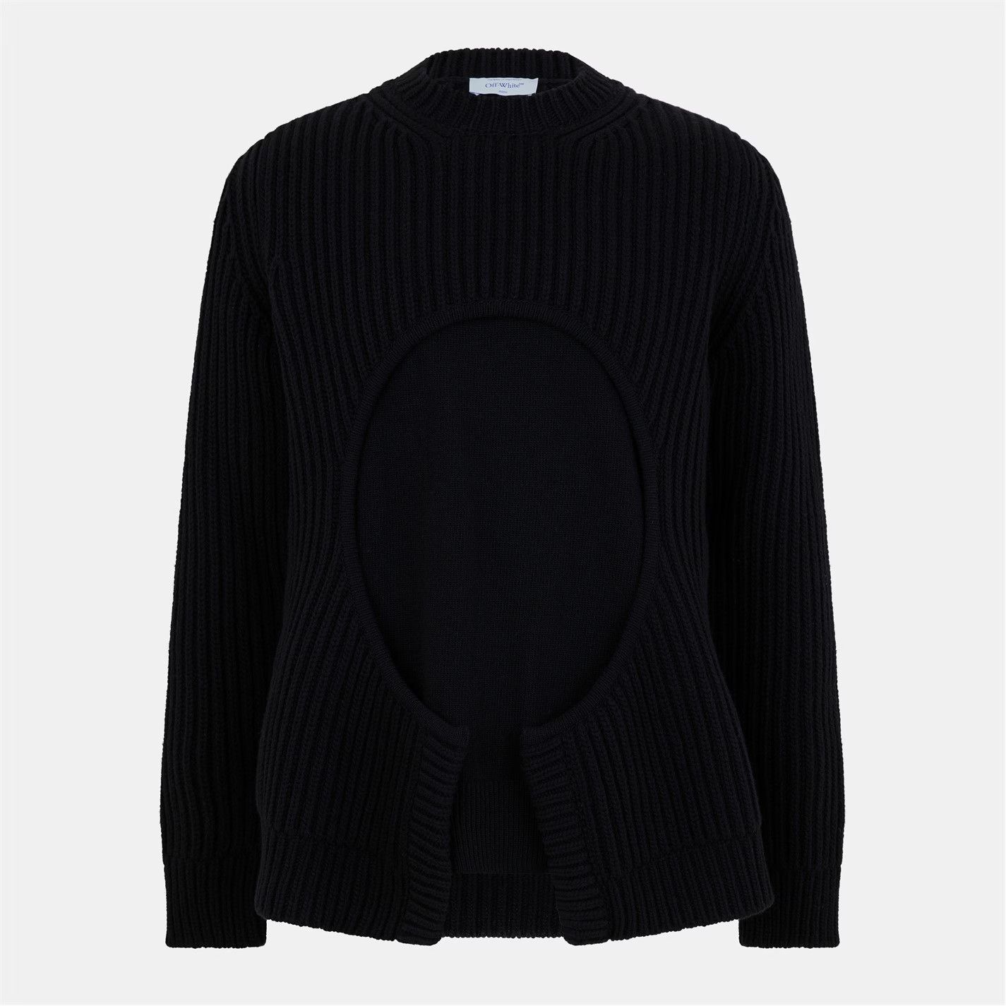 Off-White o1g2r1mq0226 Crew Sweatshirt In Black Size US XXL / EU 58 / 5 - 1 Thumbnail