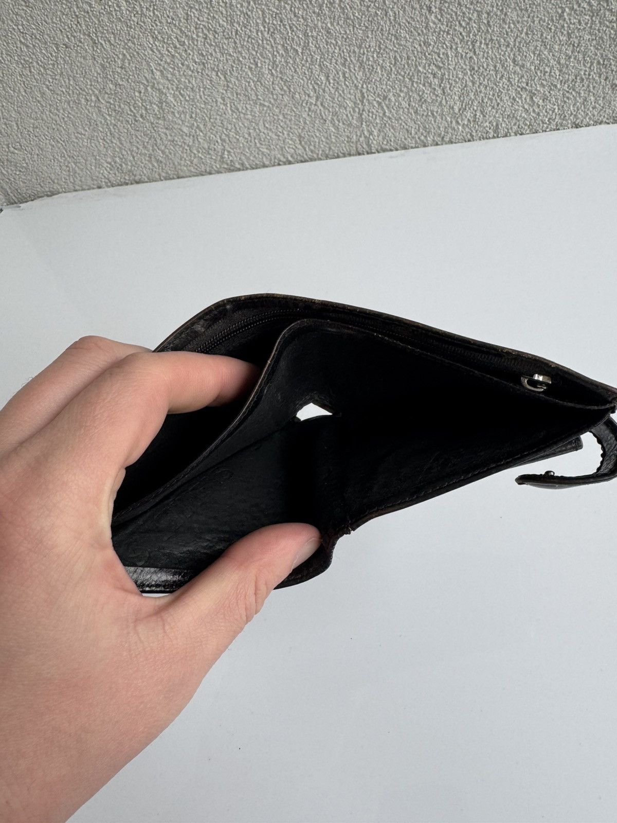 Vintage Vintage Siemens Black Leather Wallet Bifold Size ONE SIZE - 6 Thumbnail