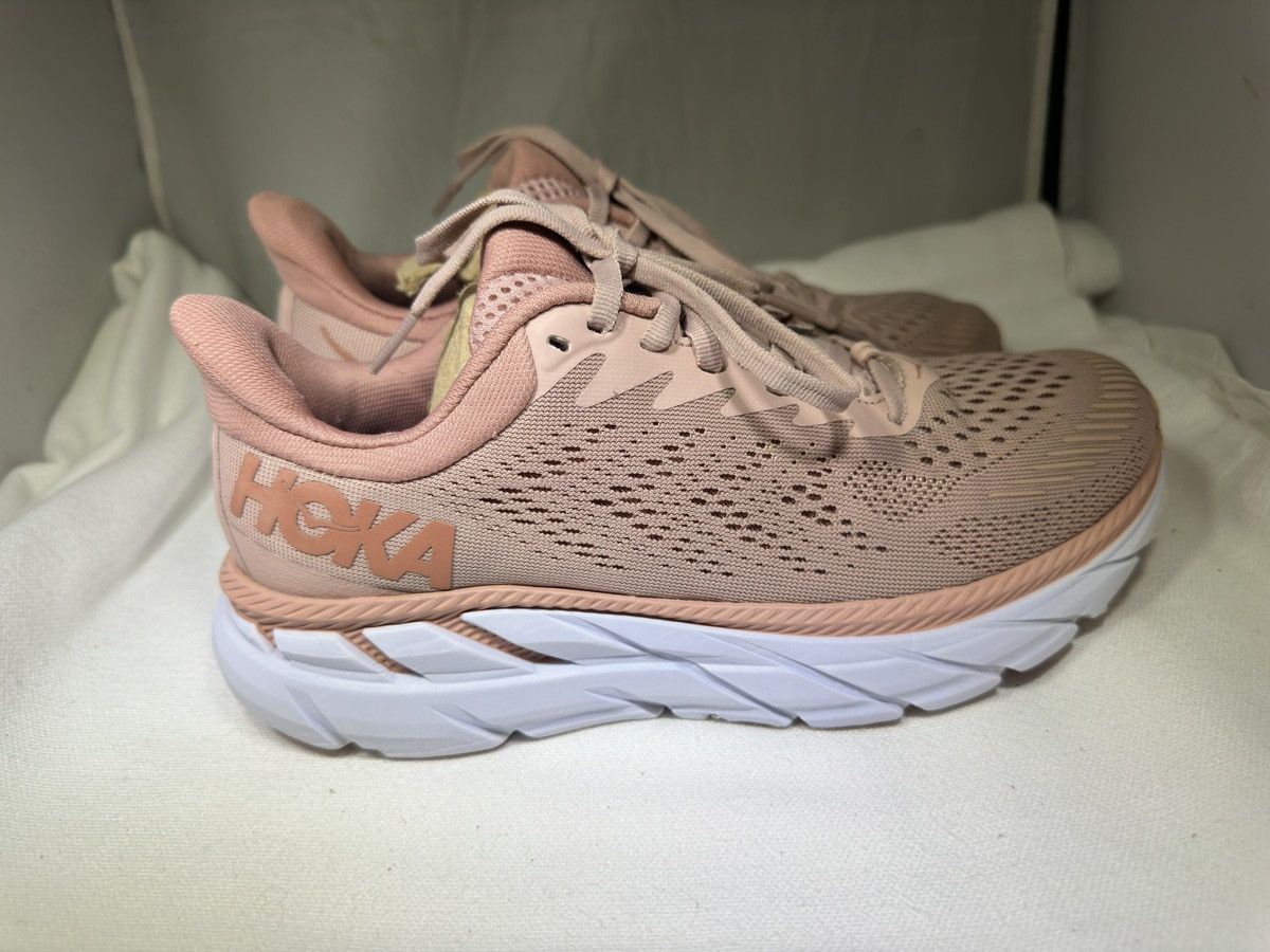 Hoka PreOwned Hoka Clifton 7 Women’s 6 Pink Running Sneakers Size US 6 / IT 36 - 3 Thumbnail