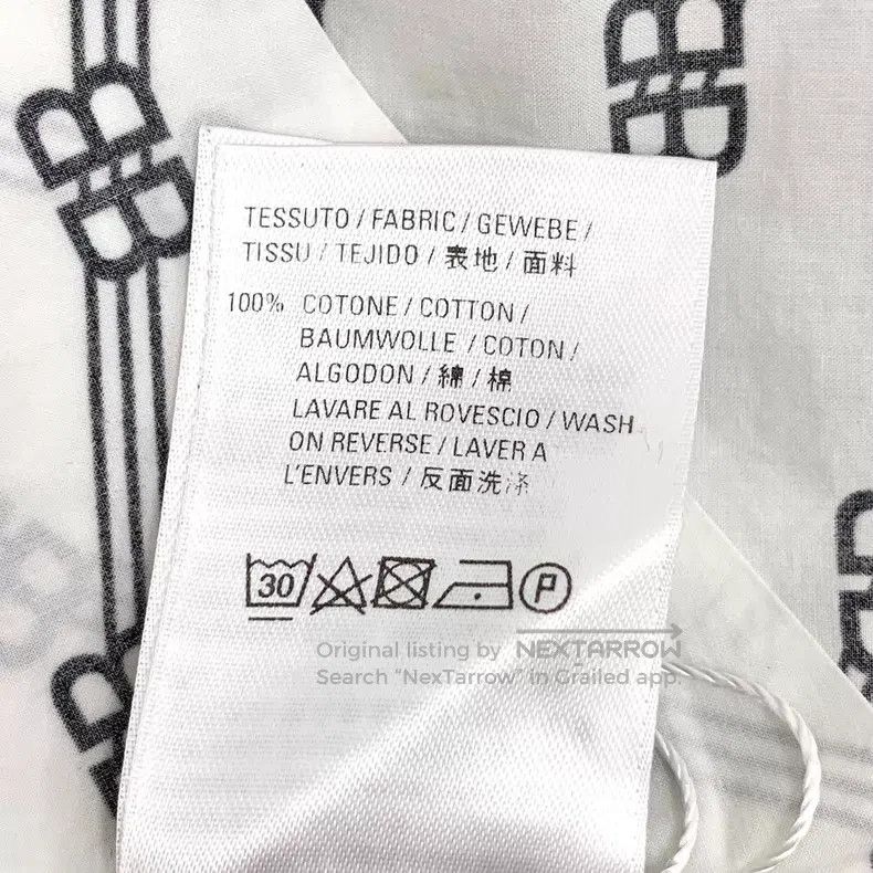 Other Balenciaga White Logo Stripe Bullet Screen Printed Cotton Size XXS / US 00 / IT 34 - 8 Thumbnail
