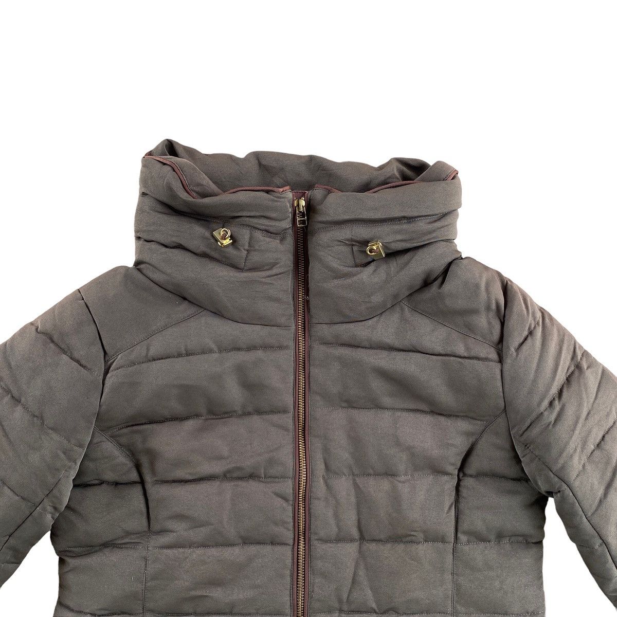 Japanese Brand Kirkas Zip Up Down Jacket Size S / US 4 / IT 40 - 3 Thumbnail