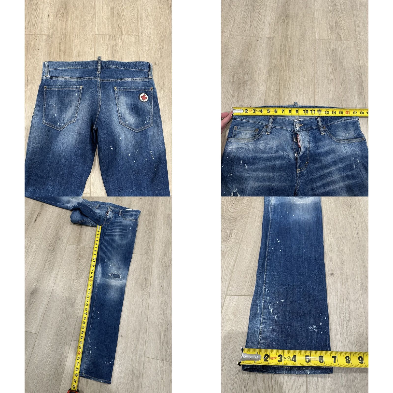 Dsquared2 DSQUARED2 Jeans 50 Distressed Denim Size US 34 / EU 50 - 8 Thumbnail