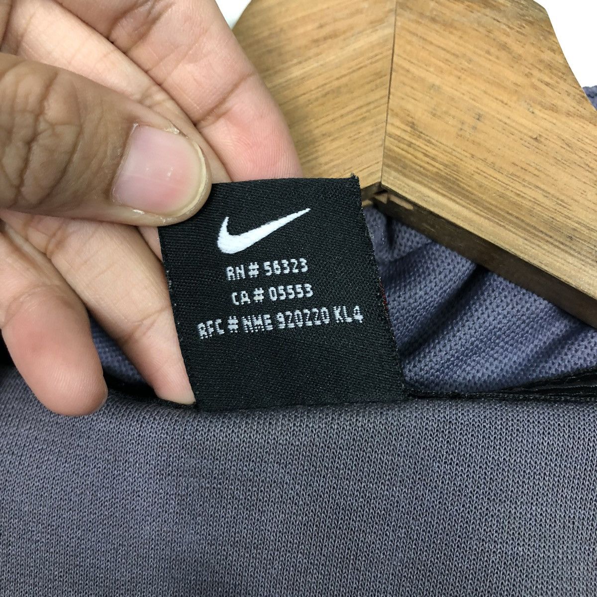 Nike 📌Rich Grey Vintage Zipper Jacket Nike Court Big Logo Size US M / EU 48-50 / 2 - 20 Thumbnail