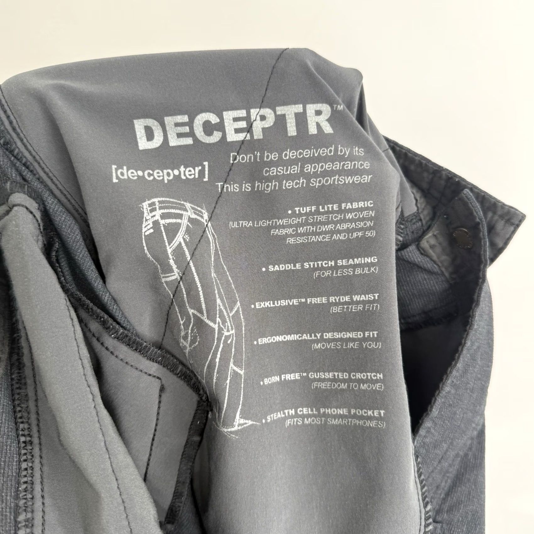 Vintage Kuhl DECEPTR Pants Mens 36x29 Gray Lightweight Stretch Travel Chino Hiking Pants Size US 36 / EU 52 - 7 Thumbnail