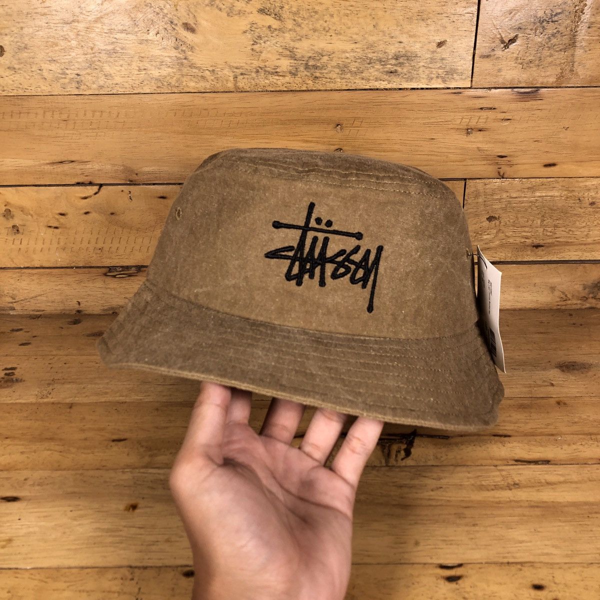 Stussy Big Logo Canvas Bucket