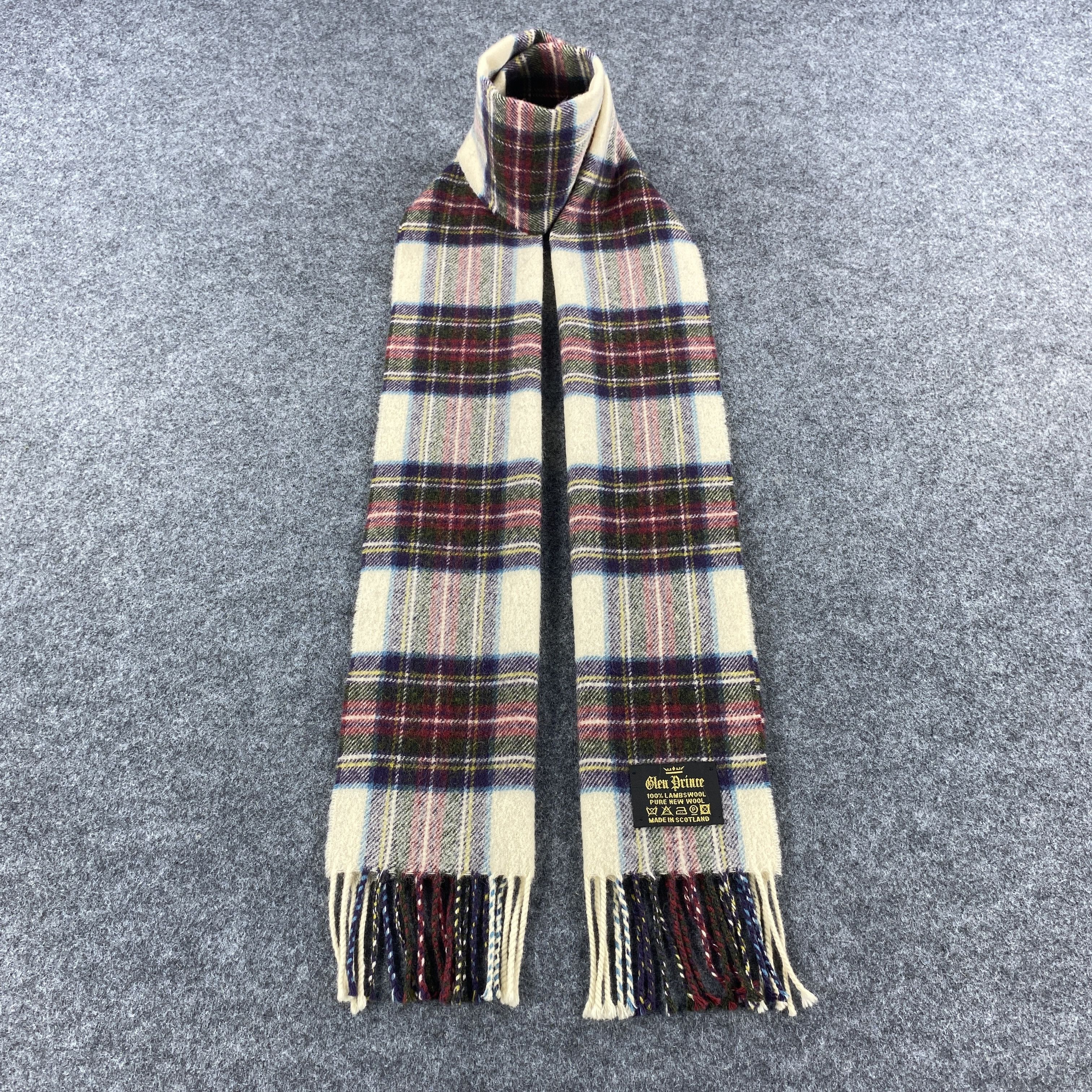 Vintage Glen Prince Scarf # Muffler # Neckwear # D617 Size ONE SIZE - 1 Thumbnail