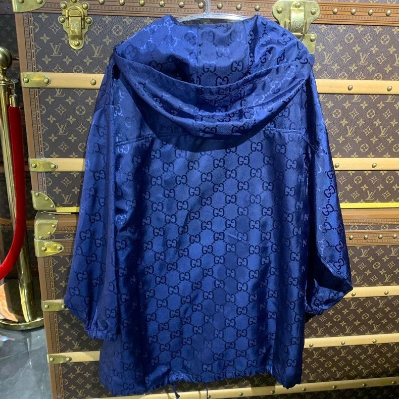 Gucci GUCCI Blue Patterned Jacket for Men-2506 Size US M / EU 48-50 / 2 - 2 Thumbnail