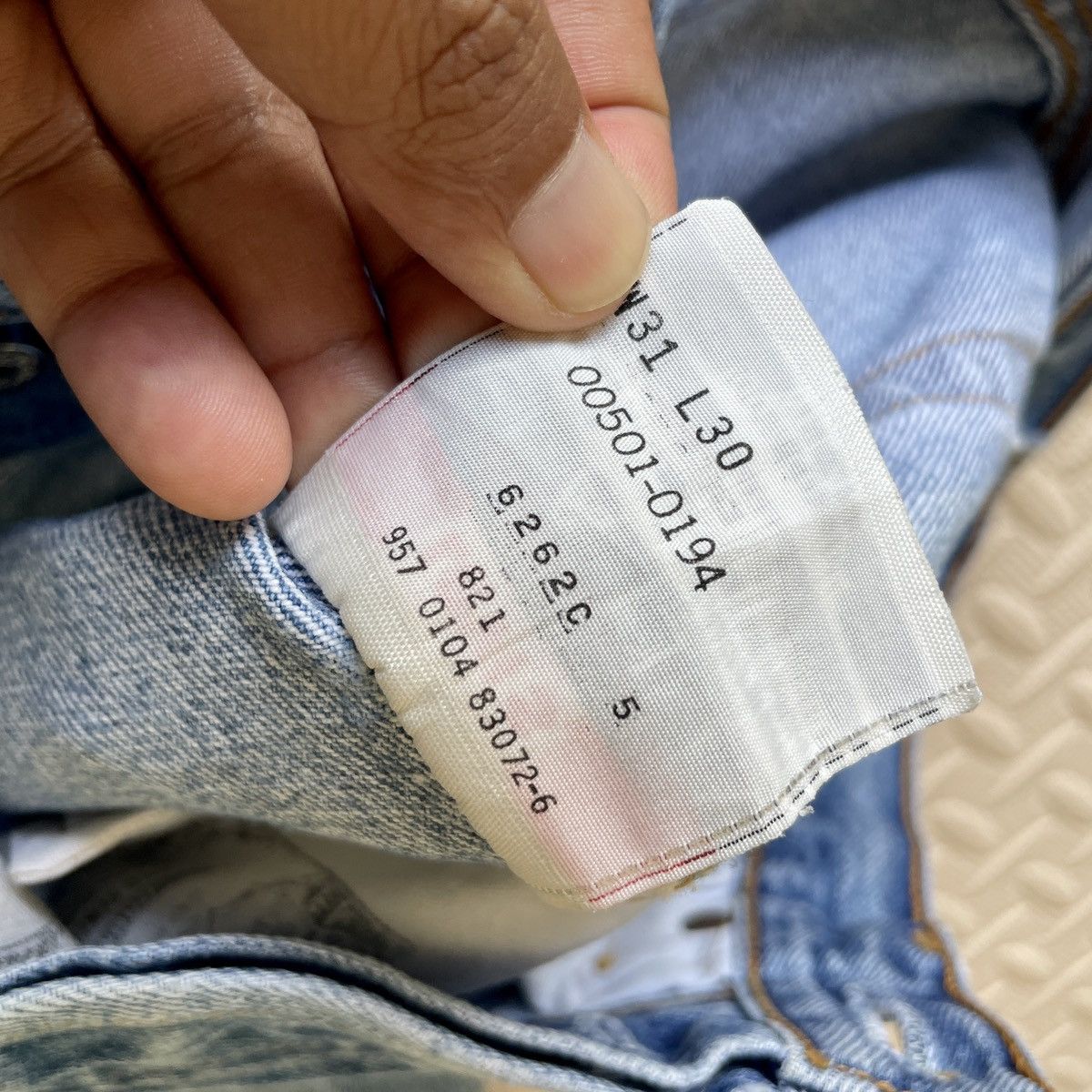 Levi's Vintage Levi’s 501-0194 USA 90s Jeans – W31 L30 Size US 31 - 10 Thumbnail