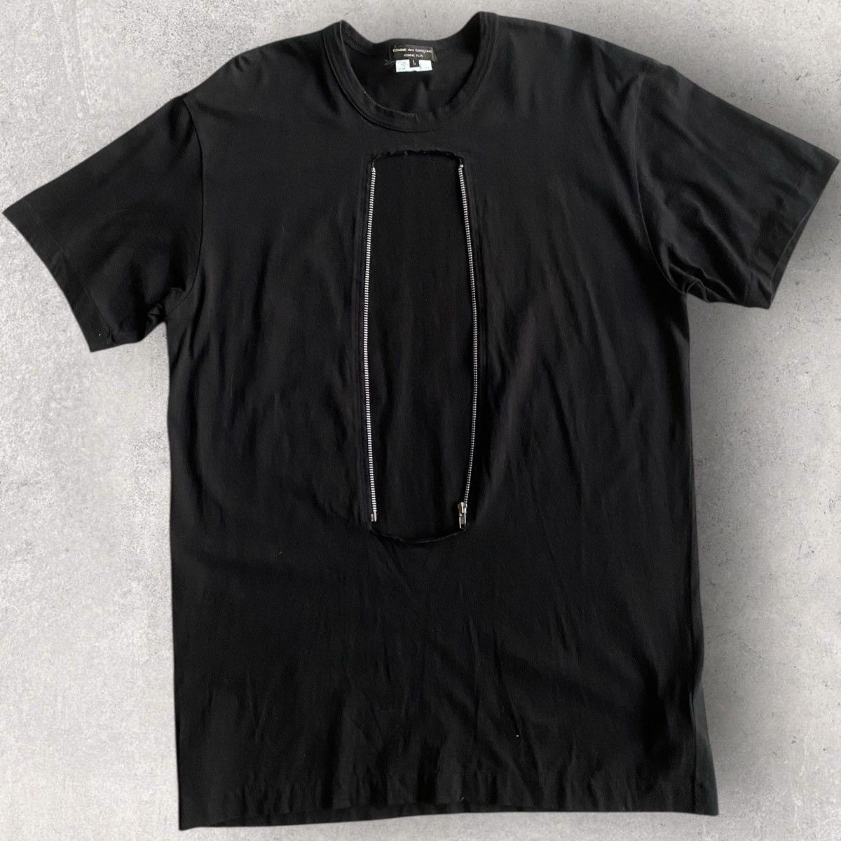 Comme des Garcons Homme Plus Fall14 Zip Up T Shirt Size US L / EU 52-54 / 3 - 1 Thumbnail