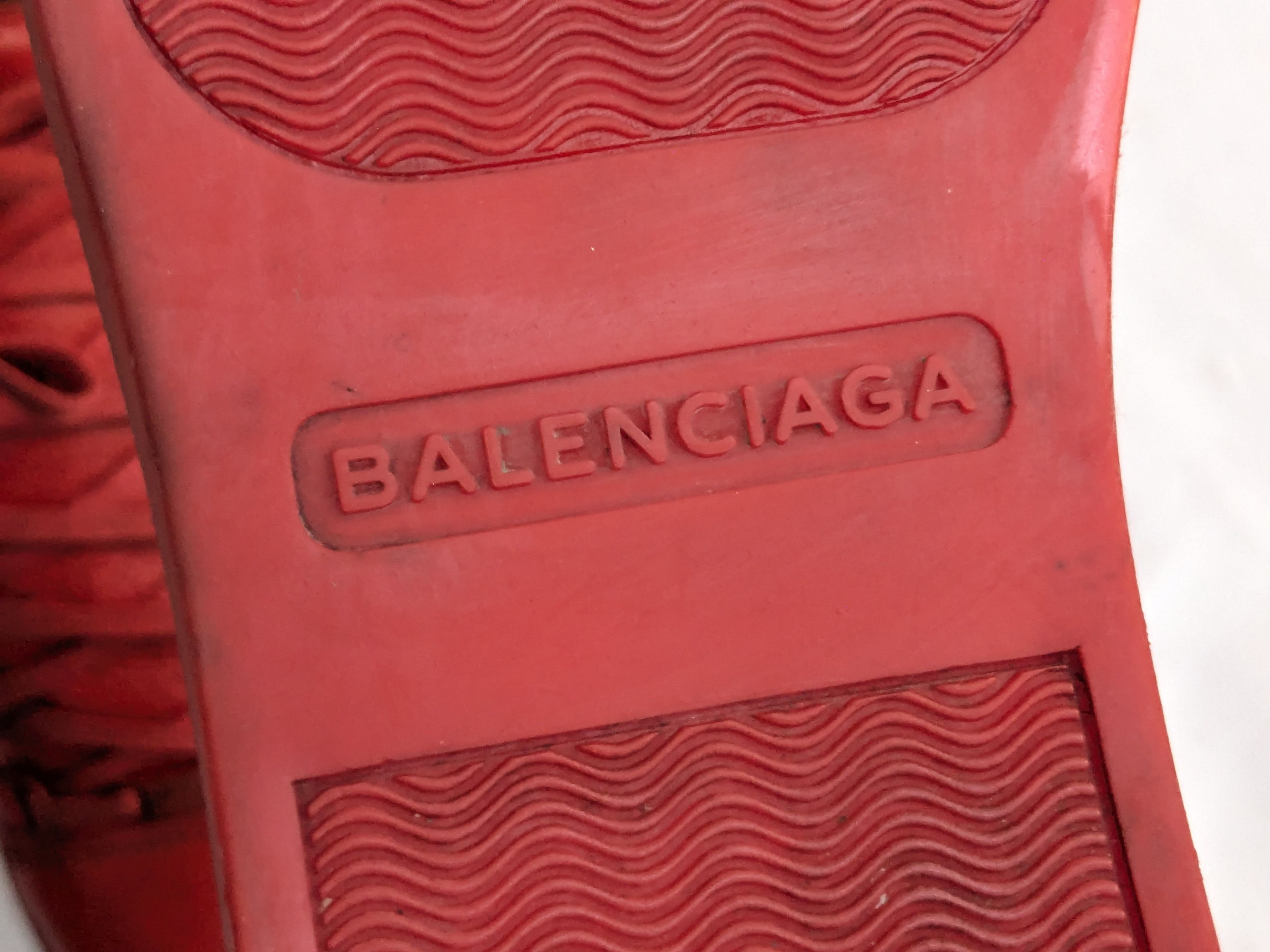 Balenciaga Balenciaga Arena Red Black 10 Leather High Tops Size US 10 / EU 43 - 15 Thumbnail
