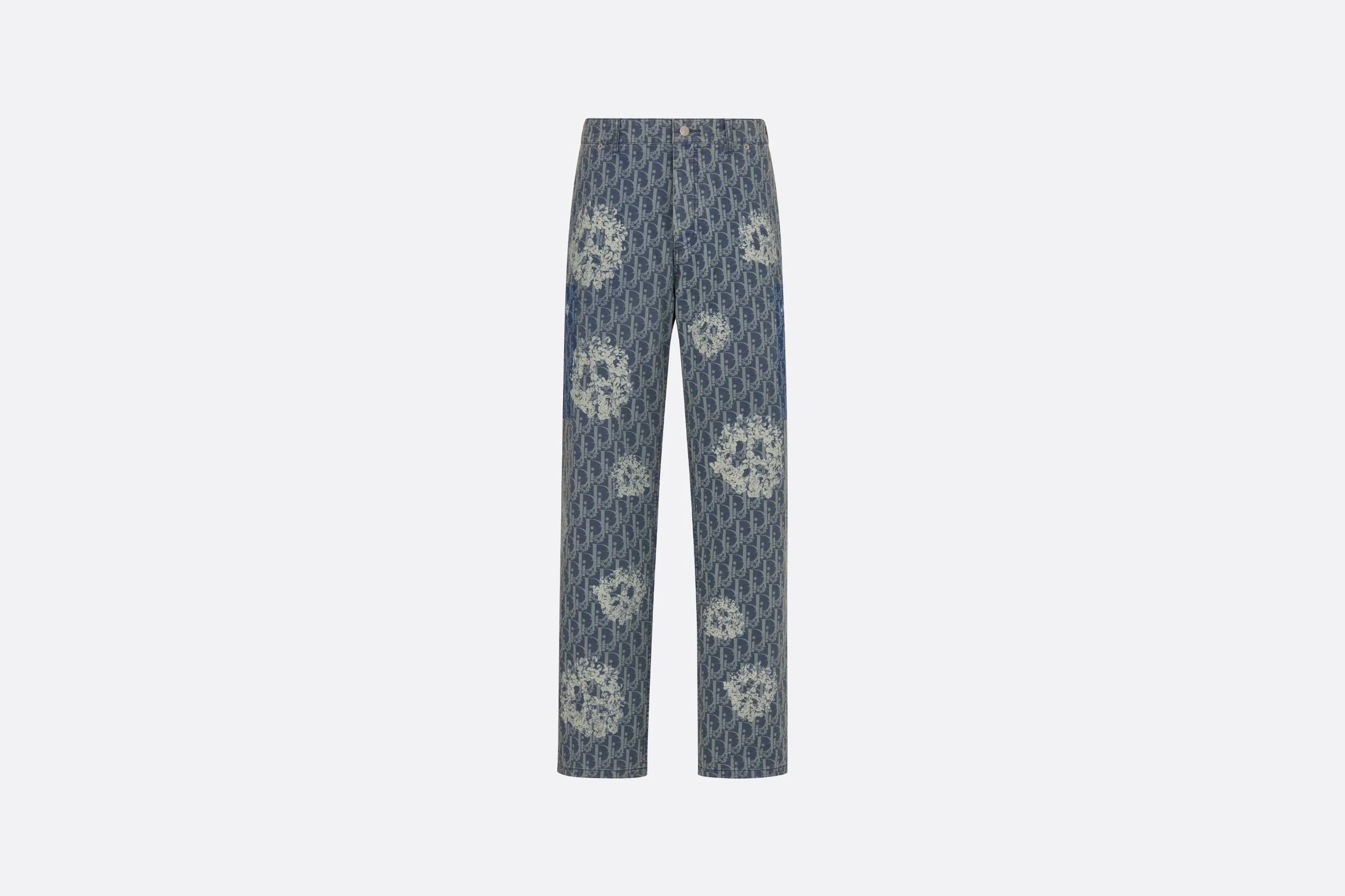 DENIM TEARS × Dior o1w1db10624 Carpenter Jeans in Blue Size US 32 / EU 48 - 1 Thumbnail