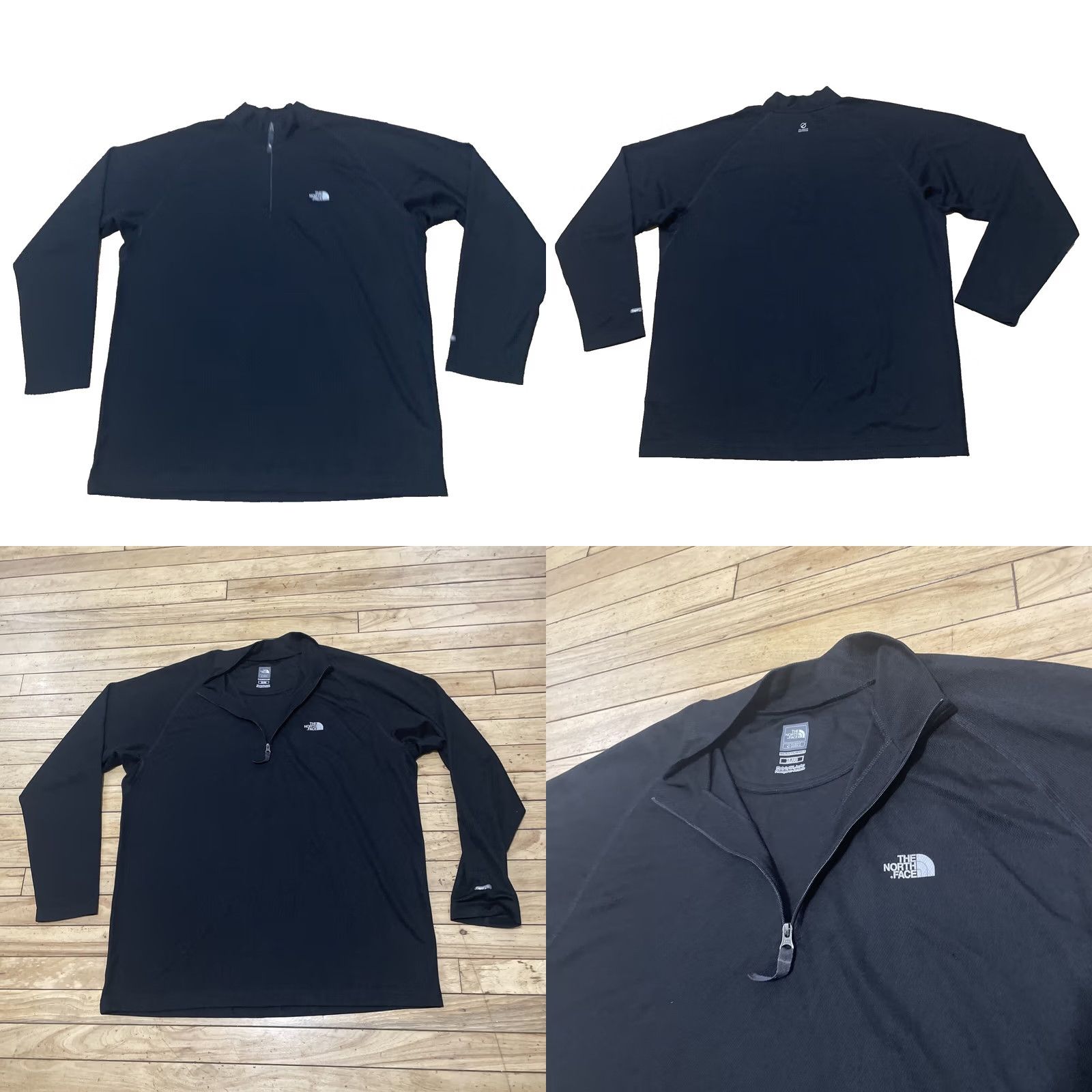 The North Face THE NORTH FACE Flight Series UL Zip Quarter Sweater Men XL Black Vapor Wave XL Size US XL / EU 56 / 4 - 9 Thumbnail
