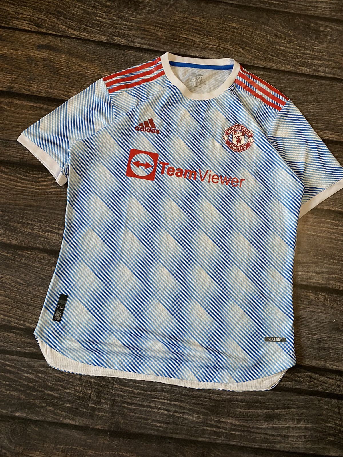 Adidas Adidas Manchester United Away Football Shirt Size US XL / EU 56 / 4 - 2 Thumbnail