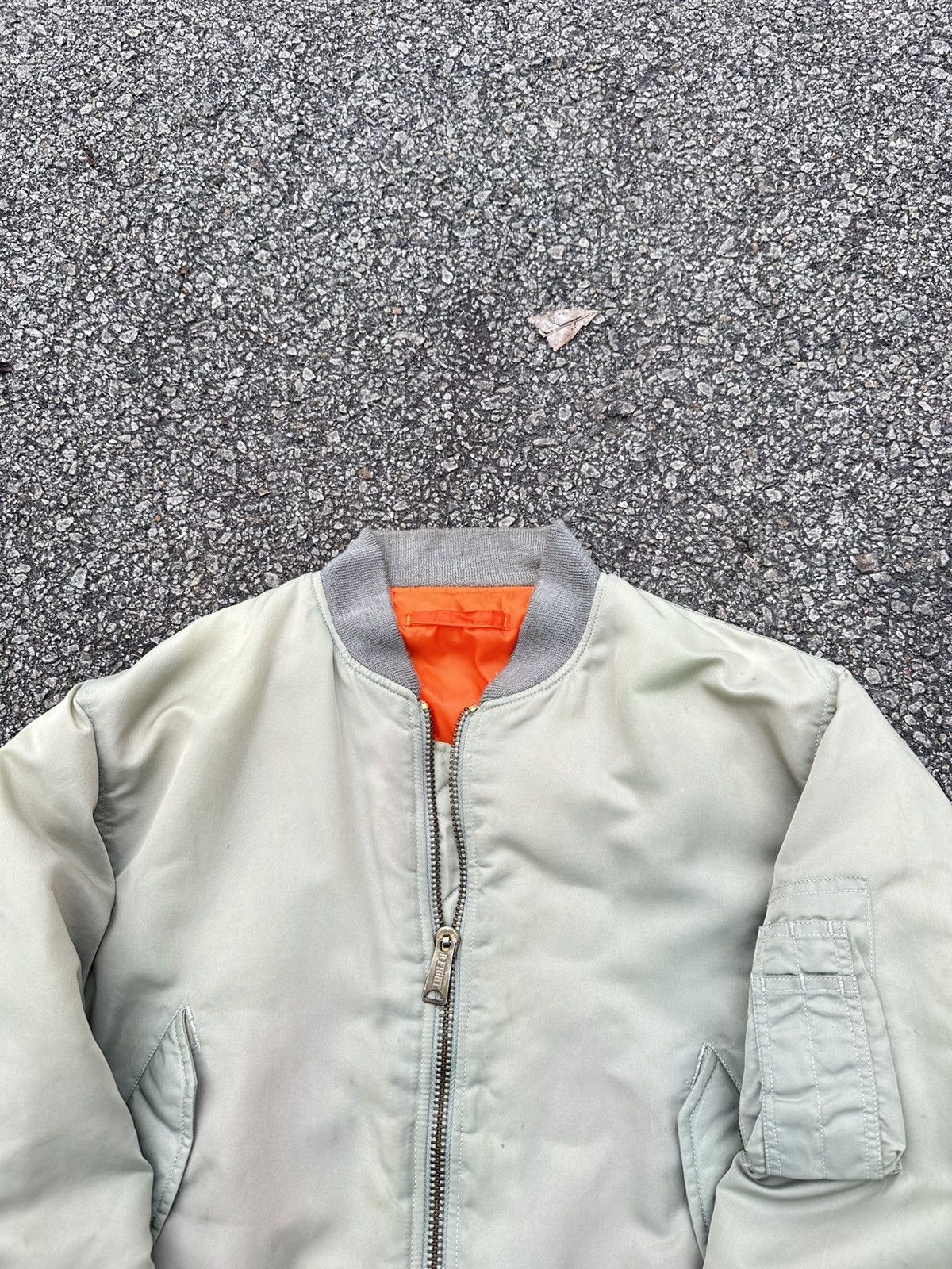 Vintage Vintage MA1 Man Intermediate Phantom Military Bomber Jacket Size US M / EU 48-50 / 2 - 3 Thumbnail