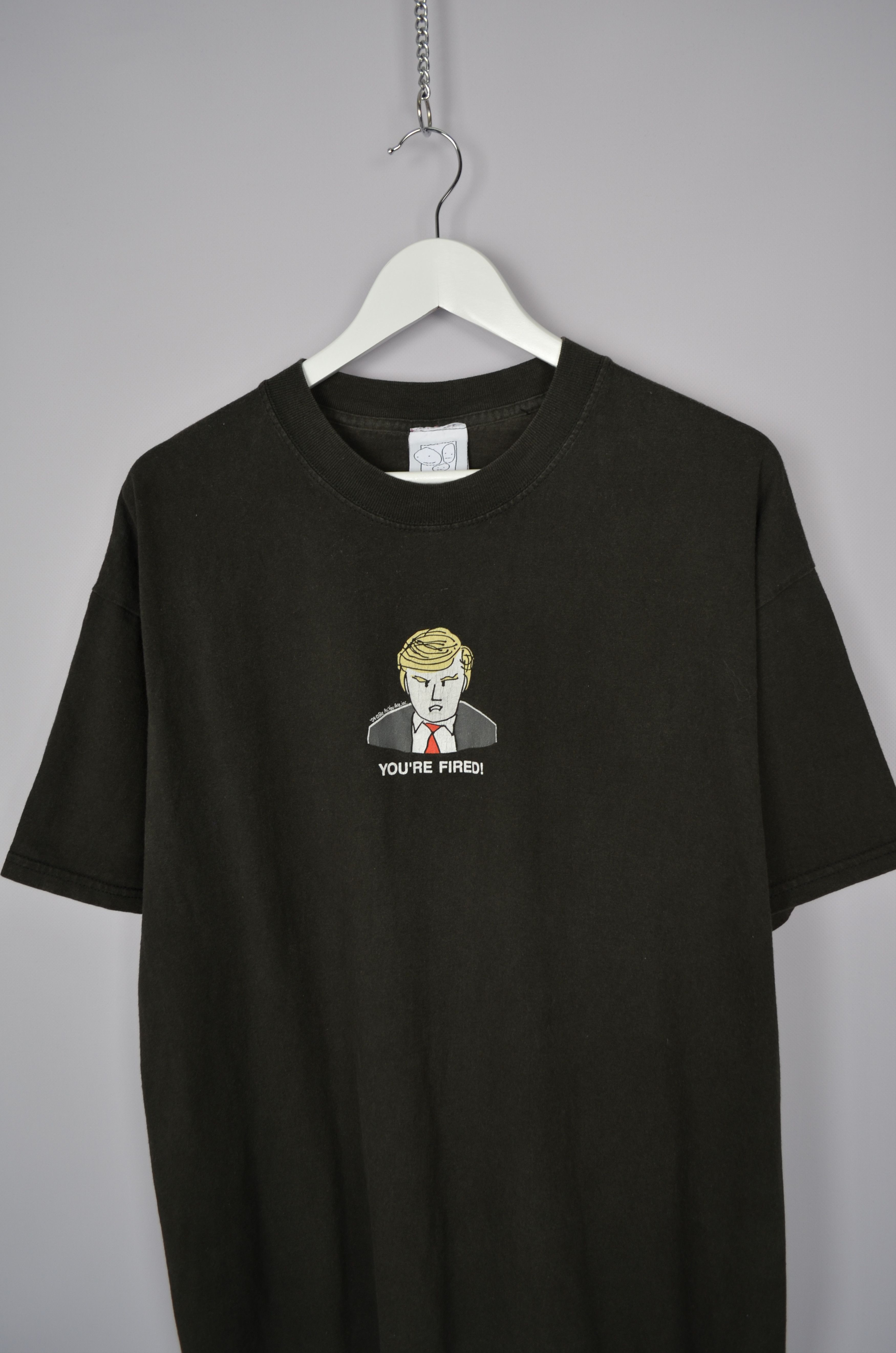 Donald Trump × Vintage 2004 The Apprentice DONALD TRUMP "You're Fired!" Logo Tee Size US XL / EU 56 / 4 - 2 Thumbnail