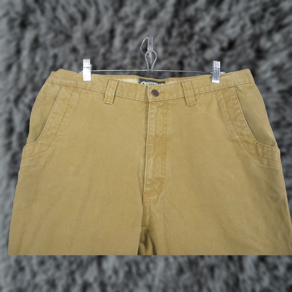 Mountain Khakis Mountain Khakis Cargo Pants 36x26 Beige Alpine Utility Canvas Workwear Mens Size US 36 / EU 52 - 1 Thumbnail