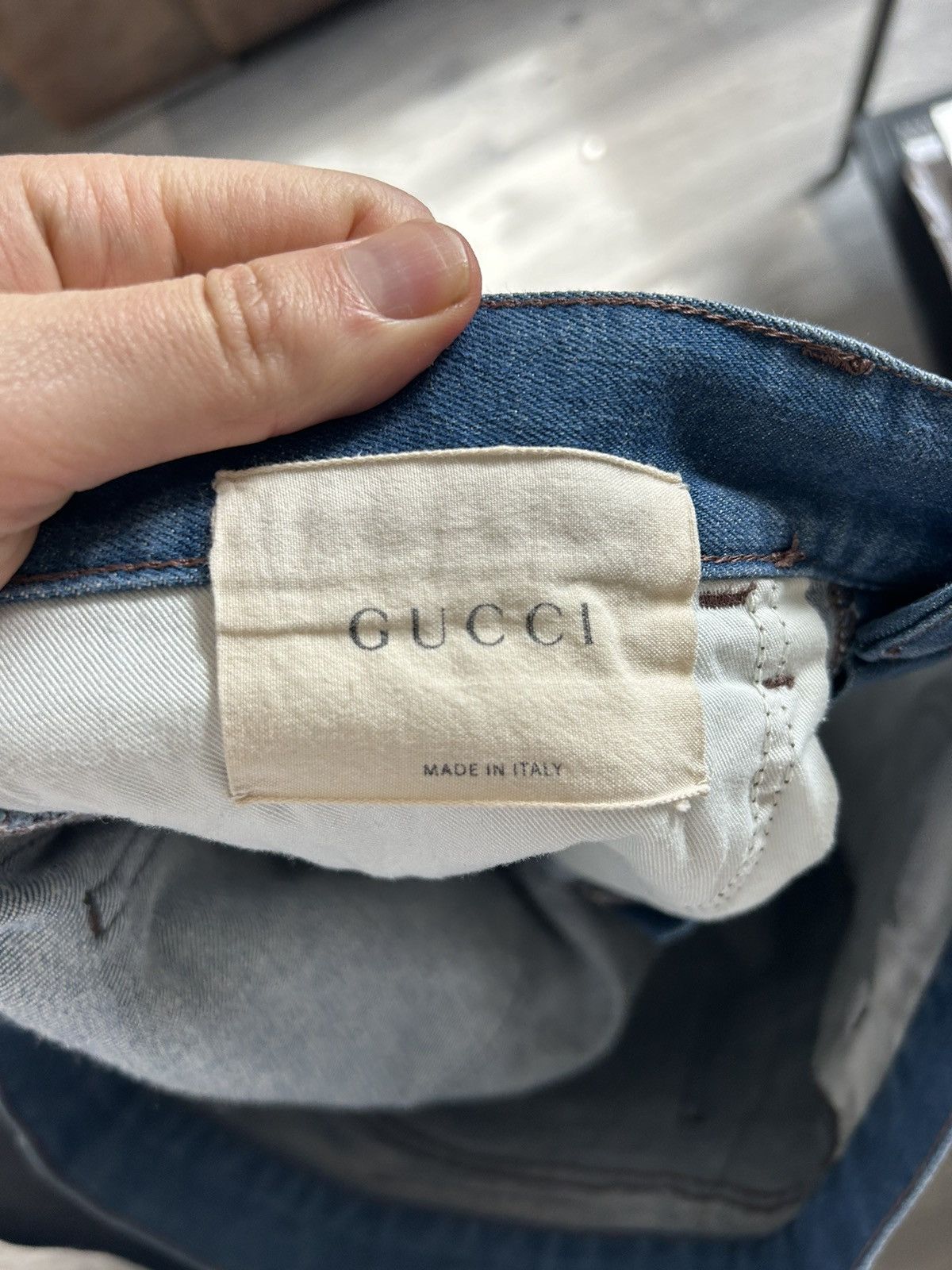 Gucci Web Side Stripe Jeans Size US 33 - 6 Thumbnail