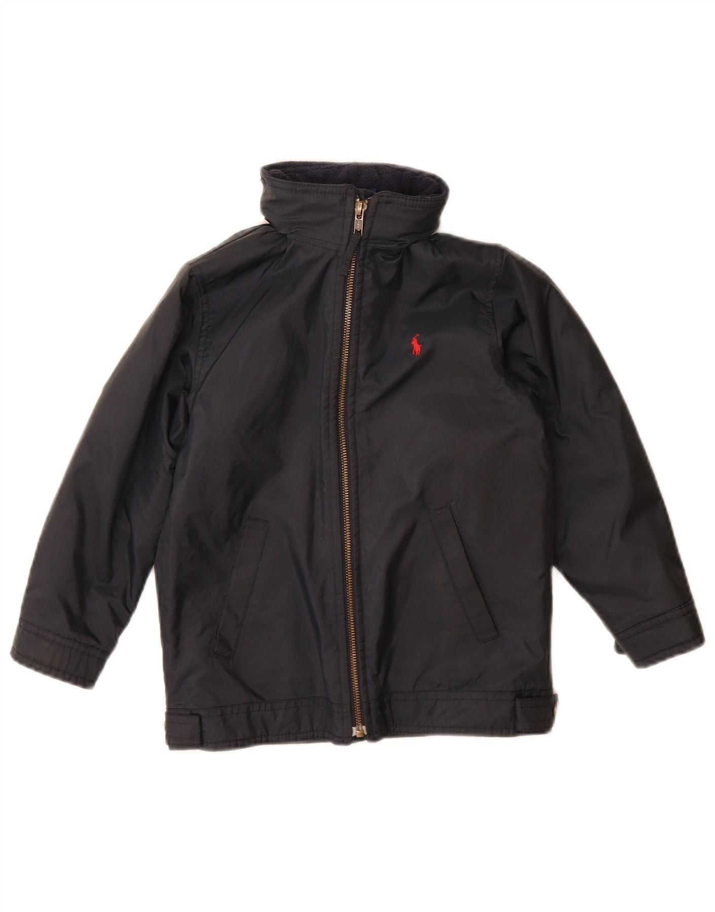Polo Ralph Lauren Boys Windbreaker Jacket 4-5 Years Navy Blue Nylon Size XS / US 0-2 / IT 36-38 - 1 Thumbnail