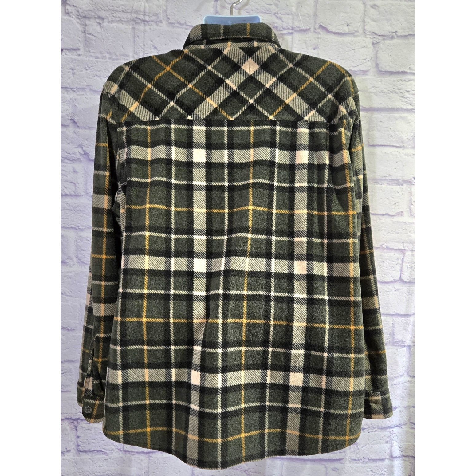 Other Freedom Foundry Green Plaid Microfleece Button Mens Shirt XL Size US XL / EU 56 / 4 - 2 Thumbnail