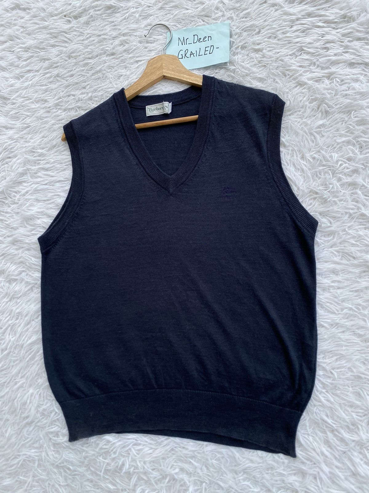 Burberry Rare Vintage 90s Burberry Knitted Vest Size US M / EU 48-50 / 2 - 3 Thumbnail