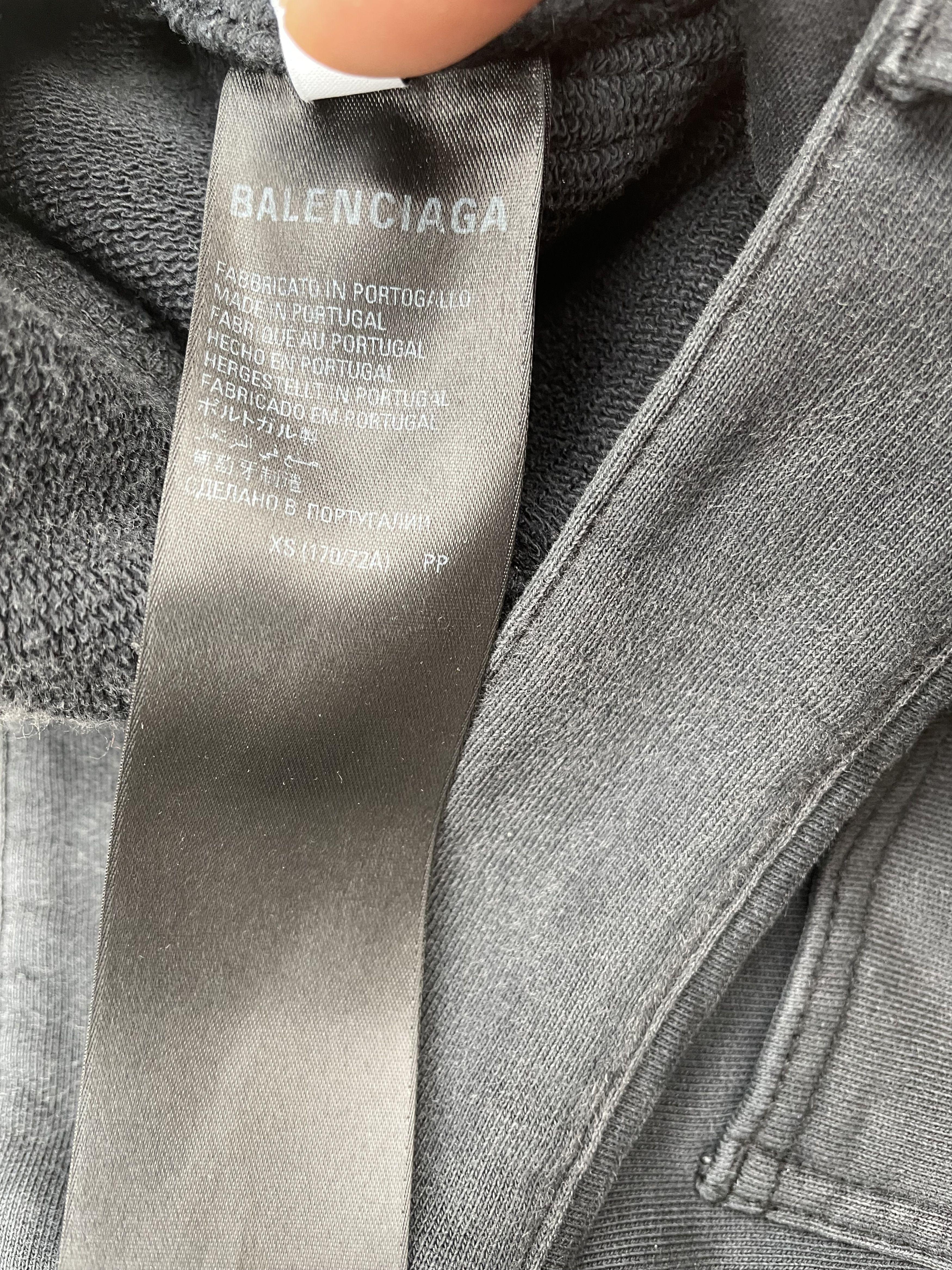 Balenciaga FW22 Trompe-l'œil Denim Print Sweatpants Size US 32 / EU 48 - 10 Thumbnail