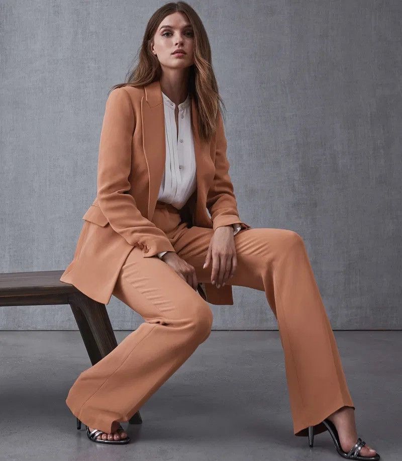 Reiss Reiss Nuria Wide Leg Trousers Size 2 Size 26" / US 2 / IT 38 - 1 Thumbnail