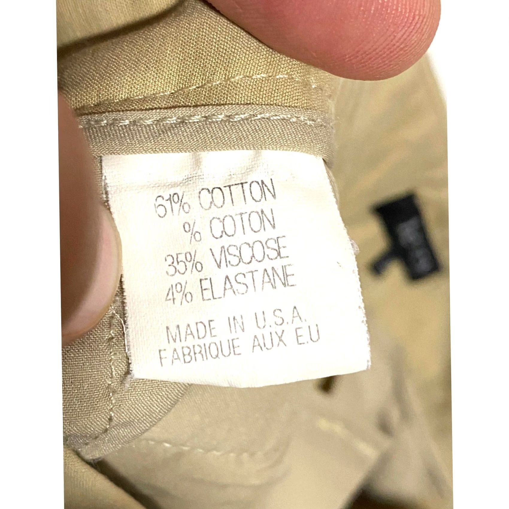 Theory Theory Chino Shorts Womens 2 Stretch Khaki Pockets Flat Front Casual Beige 8 Inseam Men? Size 26" / US 2 / IT 38 - 5 Thumbnail
