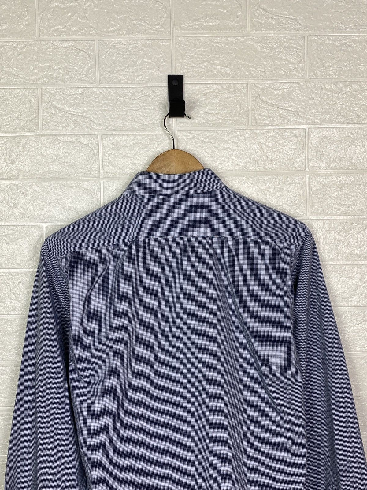 Moschino MOSCHINO BLUE BENGAL STRIPE HEART SHIRT Size US M / EU 48-50 / 2 - 9 Thumbnail