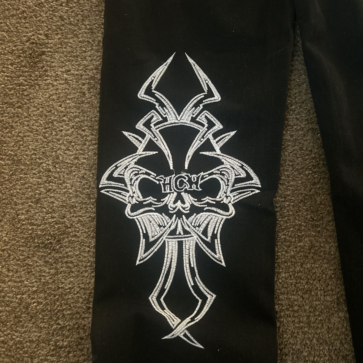 Other Black and White baggy pants with back pocket design Size US 34 / EU 50 - 4 Thumbnail
