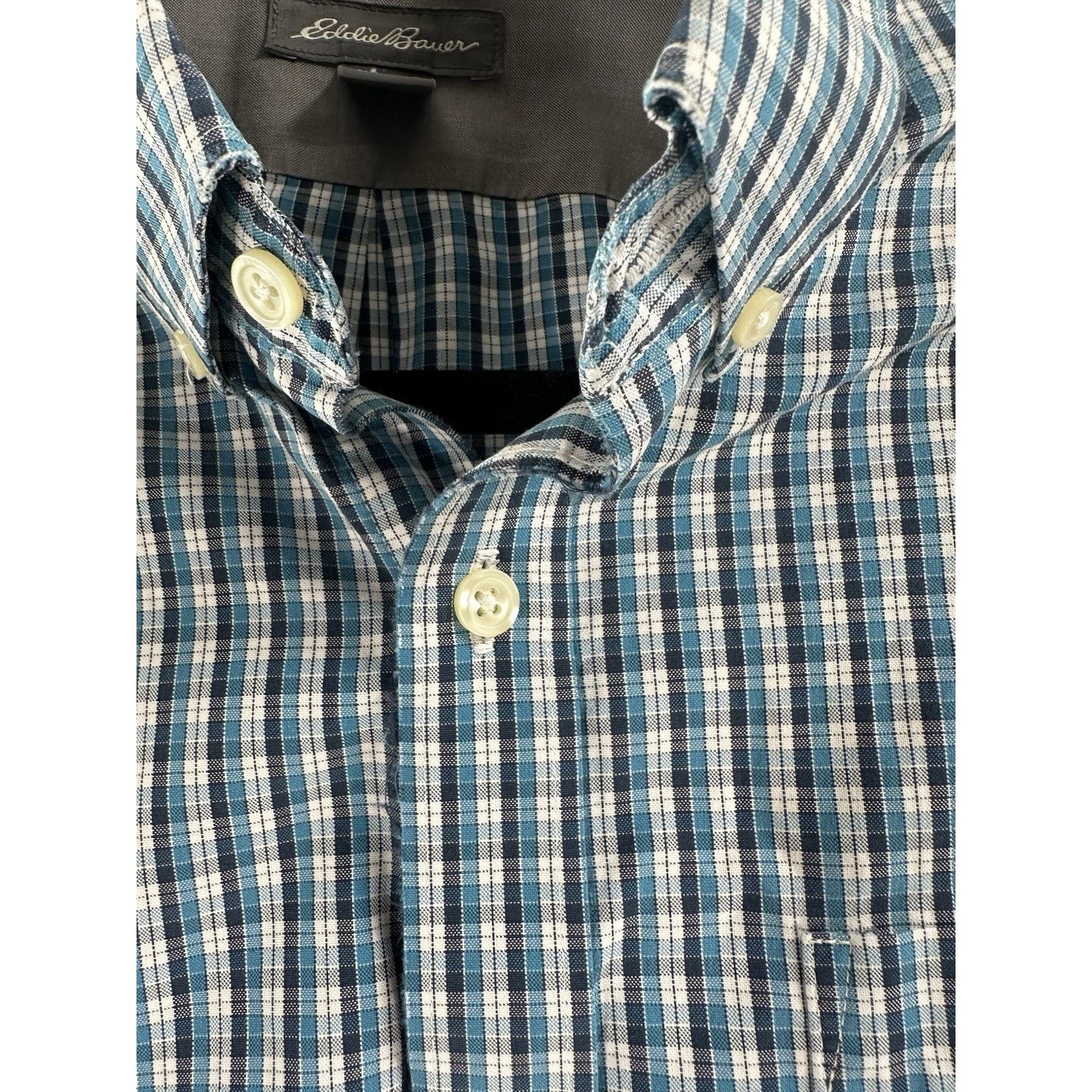 Eddie Bauer Eddie Bauer Sz M Wrinkle Free Classic Fit Long Sleeve Shirt Size US M / EU 48-50 / 2 - 4 Thumbnail