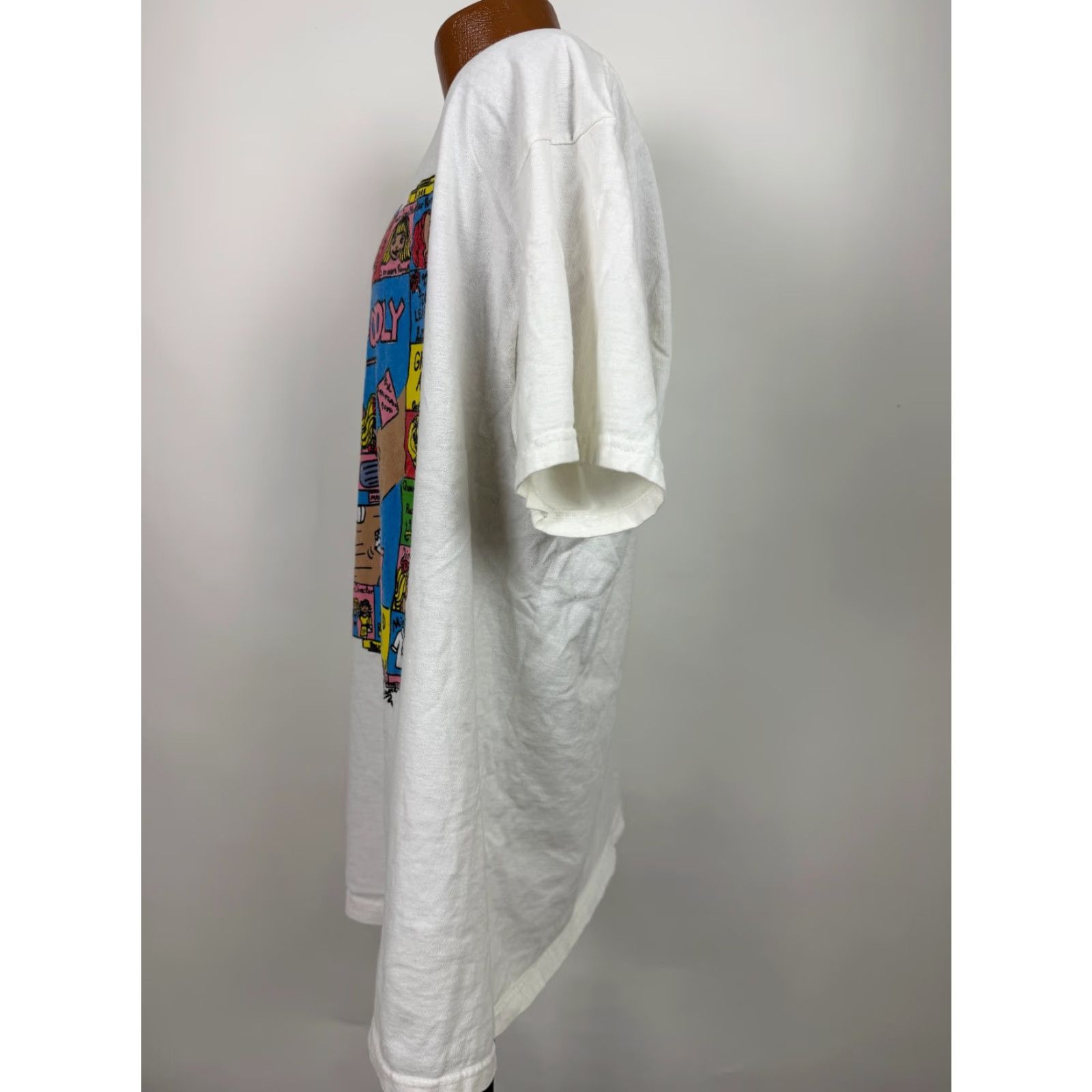 Delta VINTAGE Mary K-Opoly T-Shirt 90s XL Unisex Adults White Cotton Graphic Print Shirt Mens Womens Size US XL / EU 56 / 4 - 6 Thumbnail