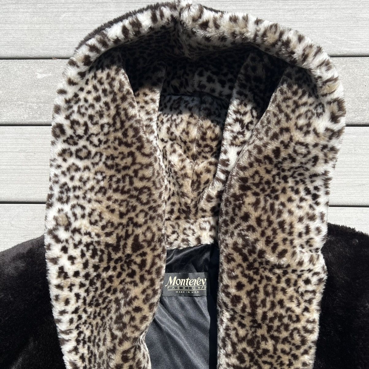 Vintage Vintage Made in the USA Faux Fur Jacket Size XL / US 12-14 / IT 48-50 - 5 Thumbnail