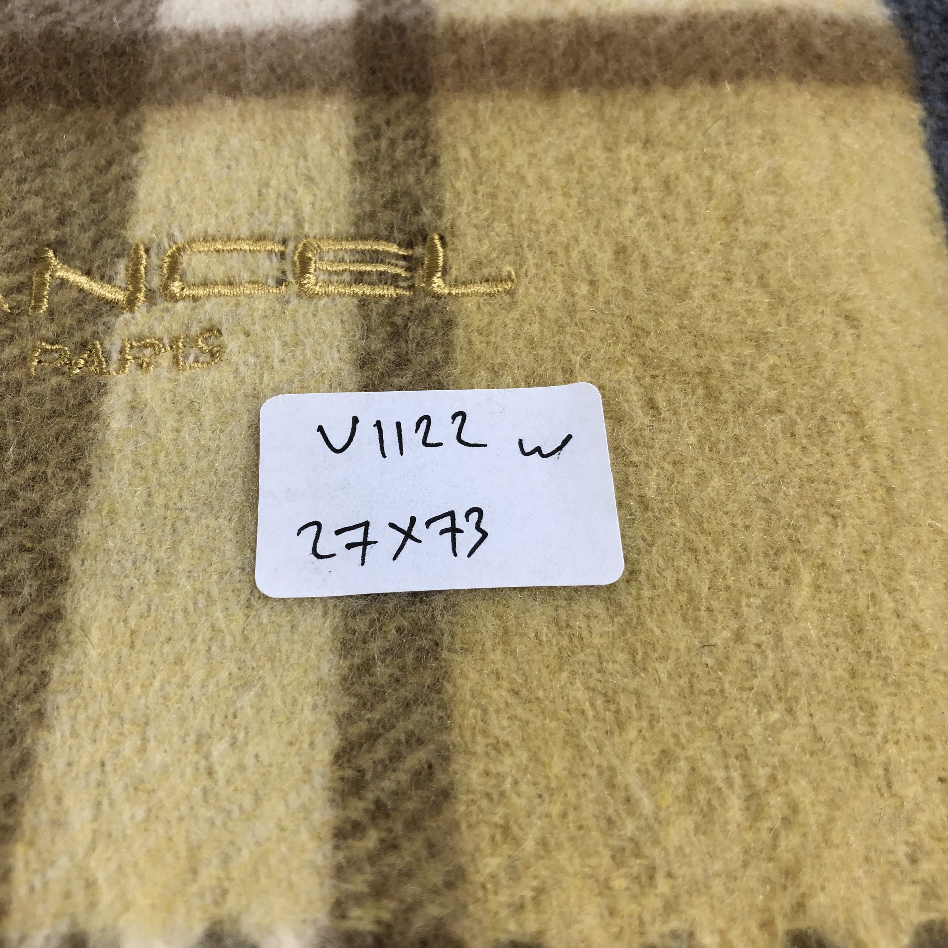 Lancel Lancel Oversized Wool Scarf Muffler V1122 Size ONE SIZE - 5 Thumbnail
