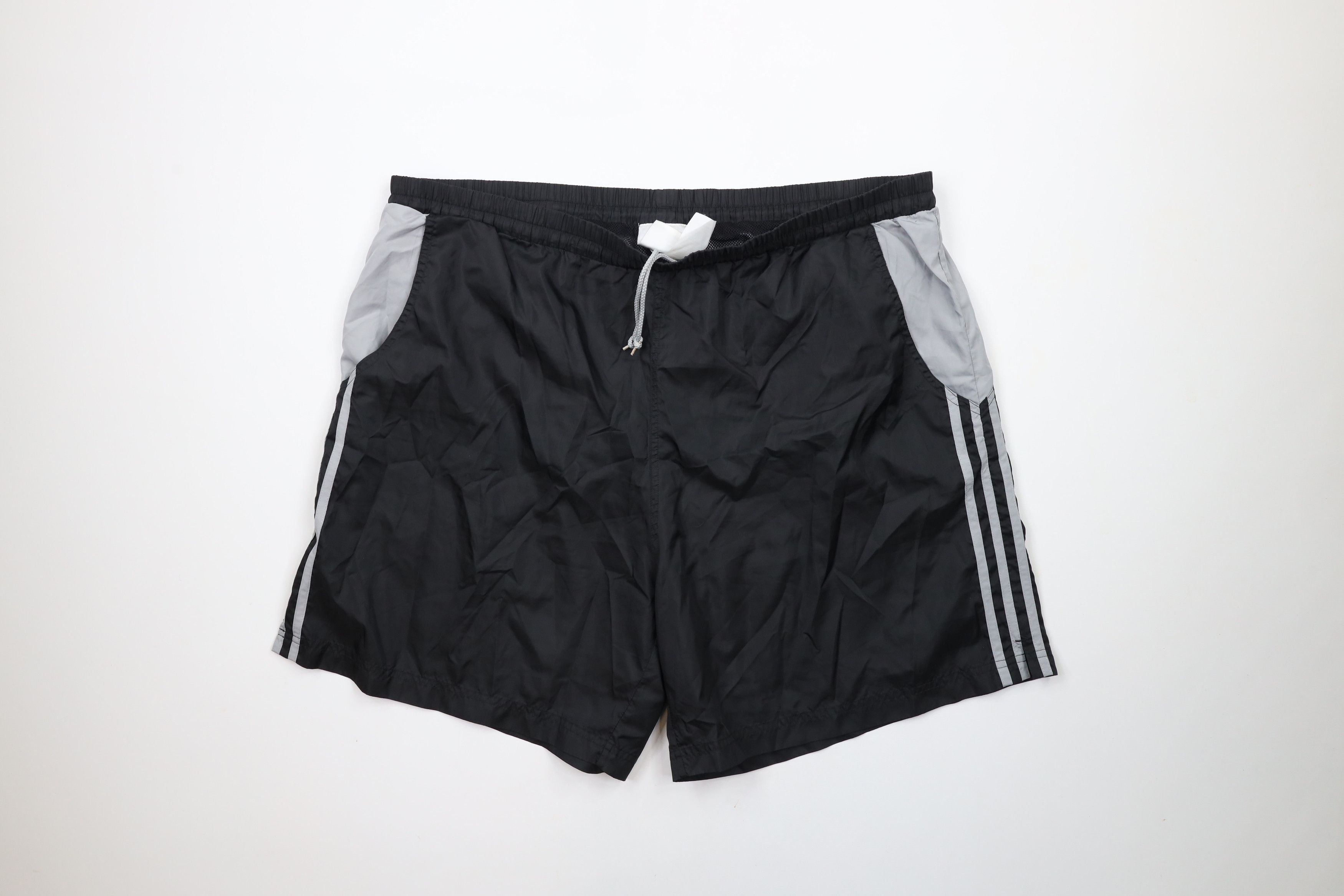 Adidas × Vintage Vintage 90s Adidas Out Striped Lined Soccer Shorts Nylon Size US 38 / EU 54 - 1 Thumbnail