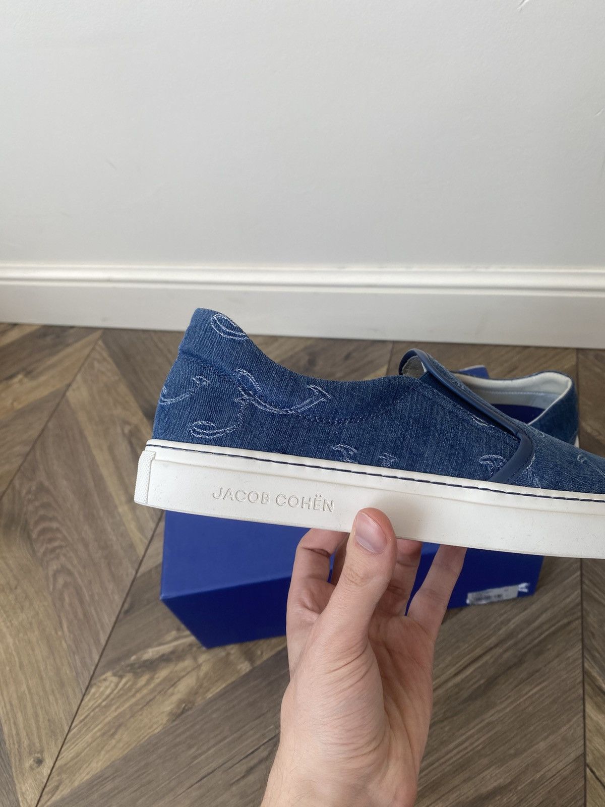 Jacob Cohen JACOB COHEN | SLIP ON 01023 038 blue Size US 9 / EU 42 - 5 Thumbnail