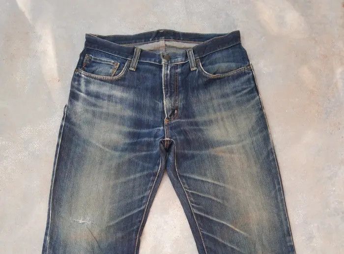 Japanese Brand × Jean × Vintage Vintage Edwin Rusty Wash Japan Distressed Jeans 33x31 Size US 33 - 6 Thumbnail