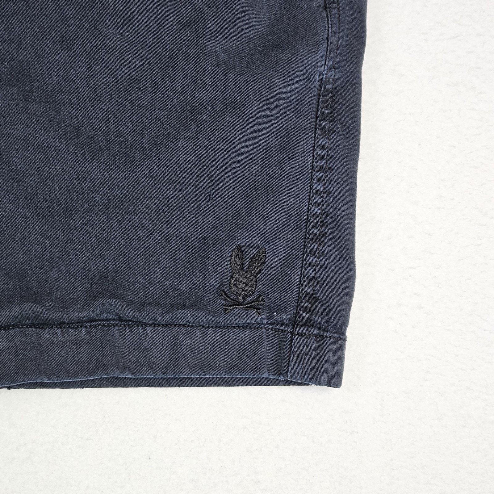 Psycho Bunny Psycho Bunny Willis Shorts Navy Stretch Tencel Size US 31 - 2 Thumbnail