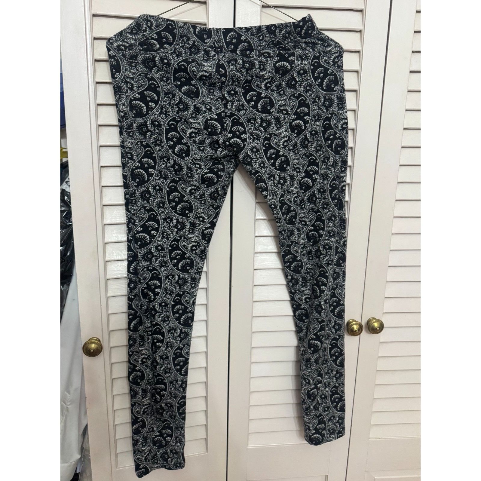 Threads 4 Thought Women's THREADS 4 THOUGHT Brand Black/white Graphic Leggings Size 28" / US 6 / IT 42 - 4 Thumbnail