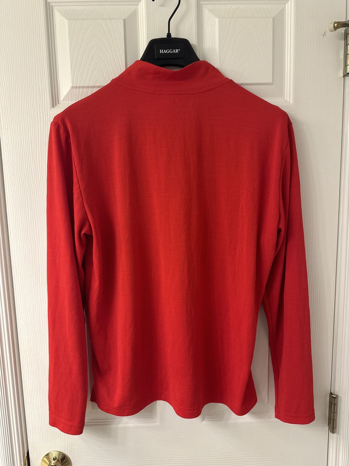 Nike Nike Quarter Zip (Red, Tight Fit, Thin Material) Size US L / EU 52-54 / 3 - 2 Thumbnail