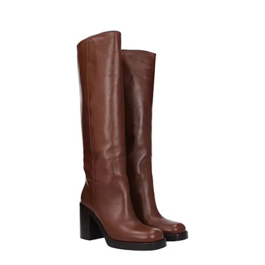 Prada Prada Round-Toe Boots Size US 9 / IT 39 - 4 Thumbnail