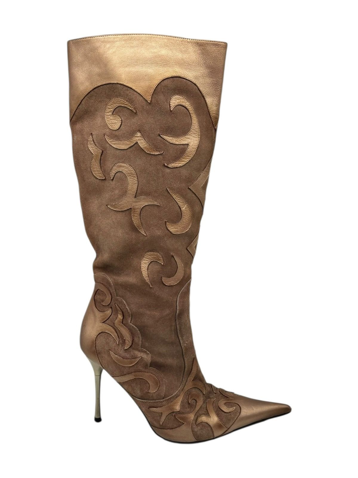 Other Vintage El Dantes knee high leather boots Size 37 Size US 7 / IT 37 - 5 Thumbnail