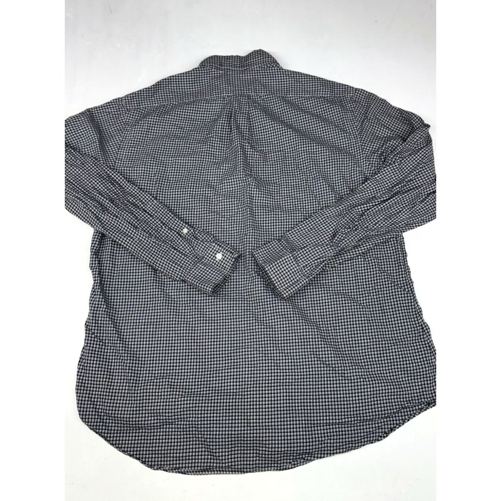 Ralph Lauren Ralph Lauren Button-Down Shirt Men XL Navy Gingham Check Classic Fit Blue/White Pony Embroidered All Seasons Formal Casual Workwear Size US XL / EU 56 / 4 - 7 Thumbnail