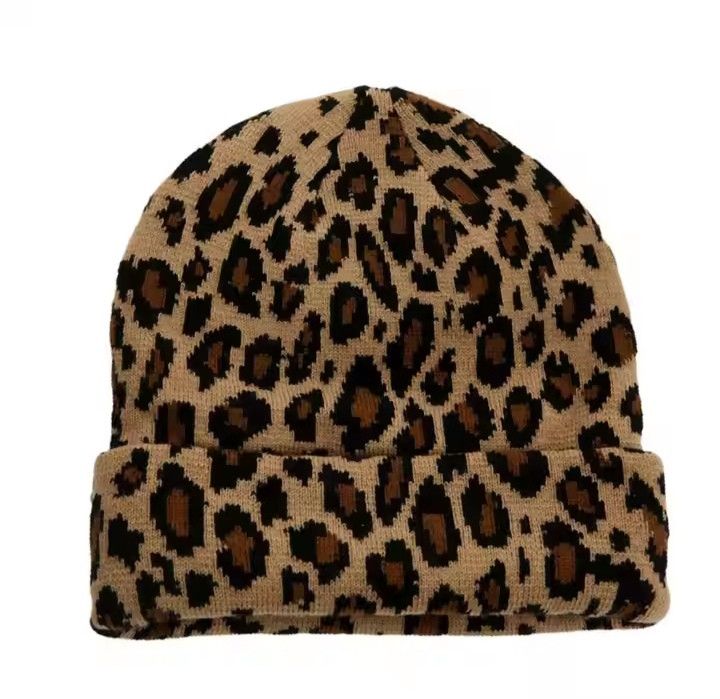 Japanese Brand × Other Leapord Warm Knitted Beanie Size ONE SIZE - 2 Thumbnail