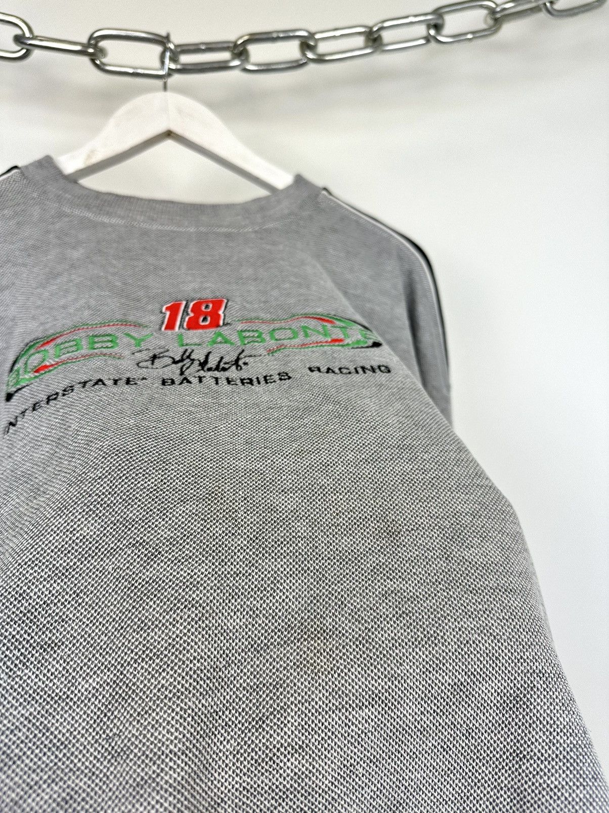 Chase Authentics Vintage NASCAR Bobby Labonte #18 USA Racing Hype Sweatshirt Size US L / EU 52-54 / 3 - 6 Thumbnail