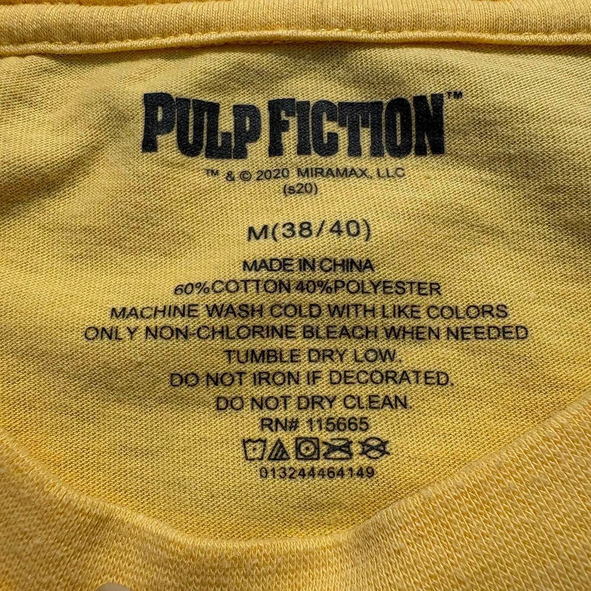 Vintage PULP FICTION Movie Graphic Miramax Tarantino Cult Size US M / EU 48-50 / 2 - 5 Thumbnail